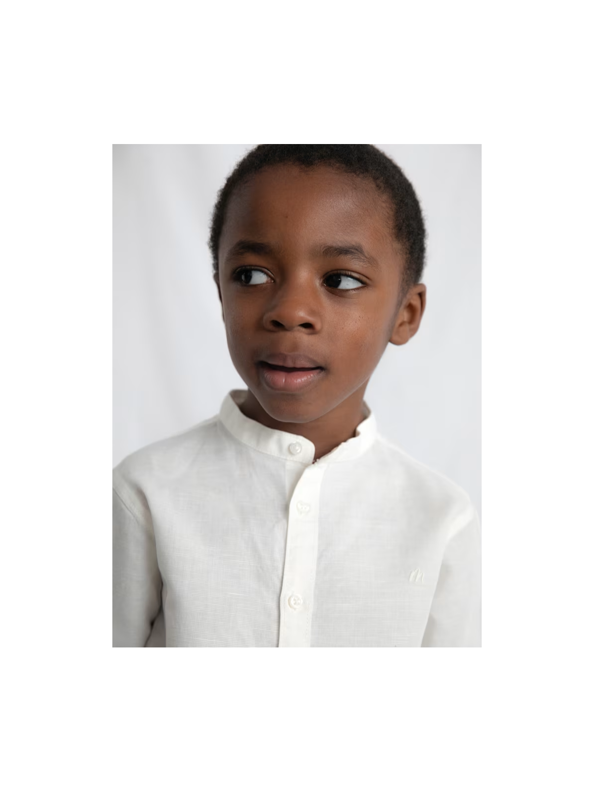 MAYORAL KOSZULA NA STÓJCE NA DŁUGI RĘKAW Z DOMIESZKĄ LNU  DLA CHŁOPCA 3118/30