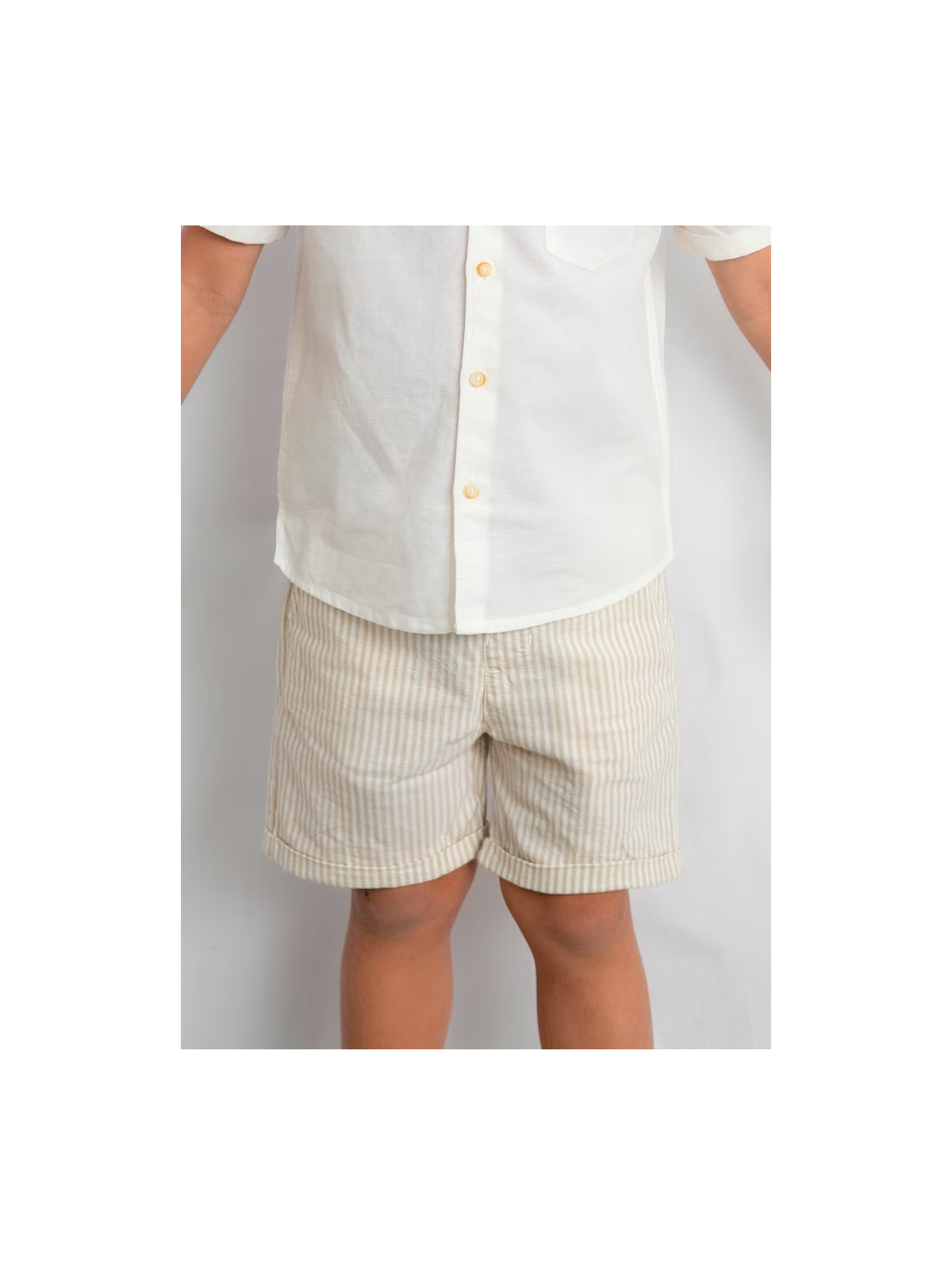 MAYORAL KOMPLET DLA CHŁOPCA KOSZULA NA KRÓTKI RĘKAW I SPODENKI 3217/15