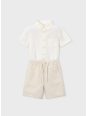 MAYORAL KOMPLET DLA CHŁOPCA KOSZULA NA KRÓTKI RĘKAW I SPODENKI 3217/15