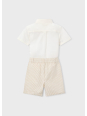MAYORAL KOMPLET DLA CHŁOPCA KOSZULA NA KRÓTKI RĘKAW I SPODENKI 3217/15