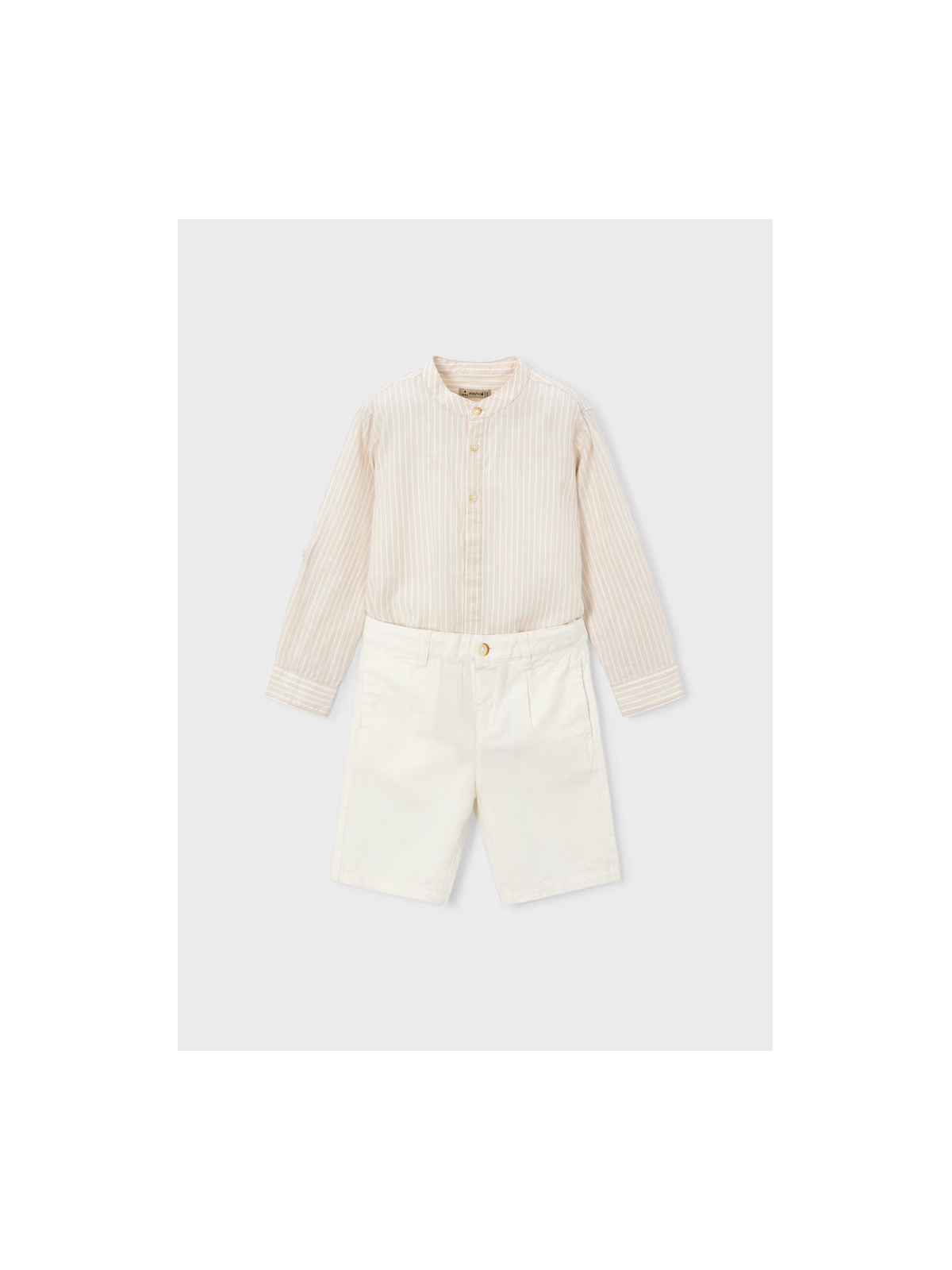 MAYORAL KOMPLET DLA CHŁOPCA KOSZULA NA KRÓTKI RĘKAW I SPODENKI 3217/15