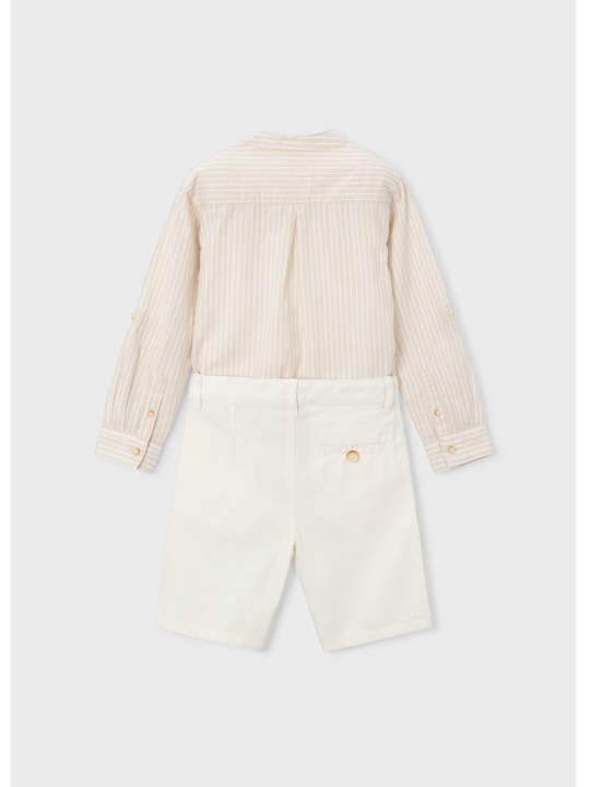 MAYORAL KOMPLET DLA CHŁOPCA KOSZULA NA KRÓTKI RĘKAW I SPODENKI 3217/15