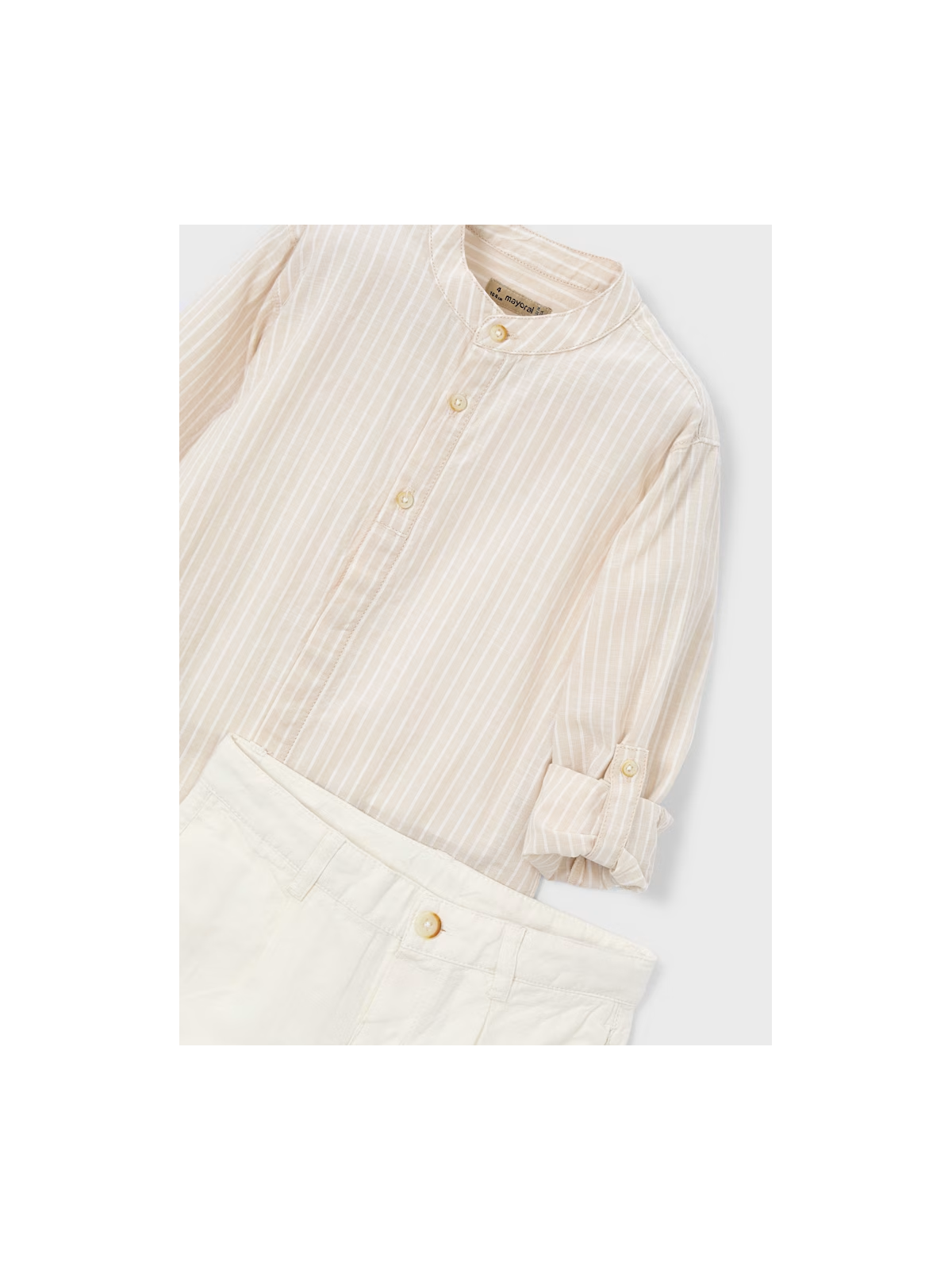 MAYORAL KOMPLET DLA CHŁOPCA KOSZULA NA KRÓTKI RĘKAW I SPODENKI 3217/15