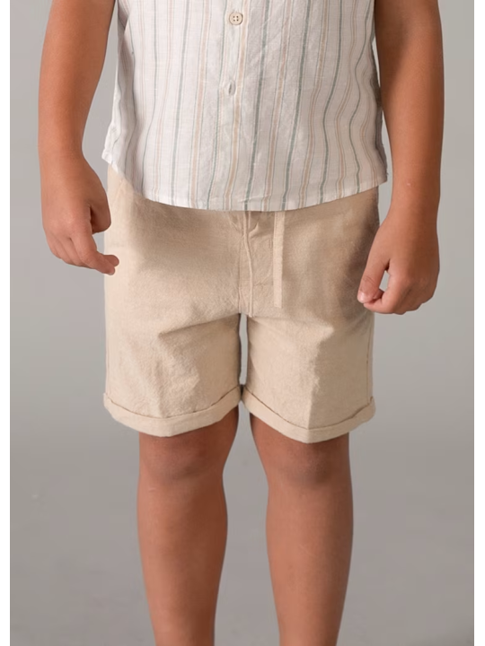 MAYORAL KOMPLET DLA CHŁOPCA KOSZULA NA KRÓTKI RĘKAW I SPODENKI 3217/16