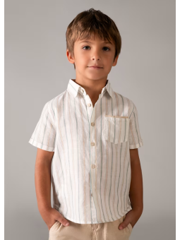 MAYORAL KOMPLET DLA CHŁOPCA KOSZULA NA KRÓTKI RĘKAW I SPODENKI 3217/16