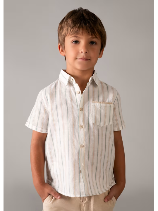 MAYORAL KOMPLET DLA CHŁOPCA KOSZULA NA KRÓTKI RĘKAW I SPODENKI 3217/16