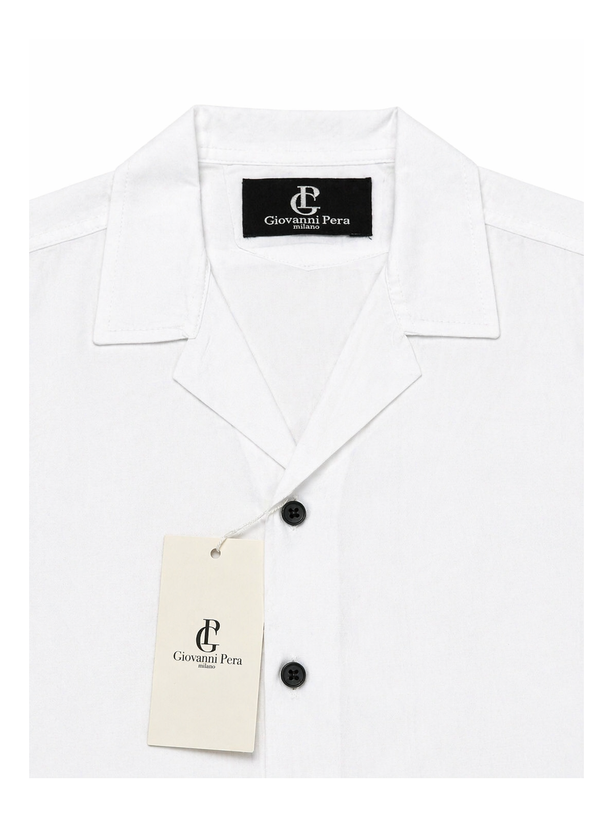 GIOVANNI PERA KOSZULA NA KRÓTKI RĘKAW DLA CHŁOPCA  BIAŁA GP/32