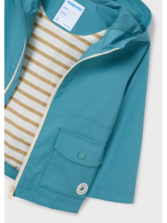 MAYORAL KURTKA PRZECWWIATROWA PRZEJŚCIOWA Z KAPTUREM DLA CHŁOPCA 3443/42