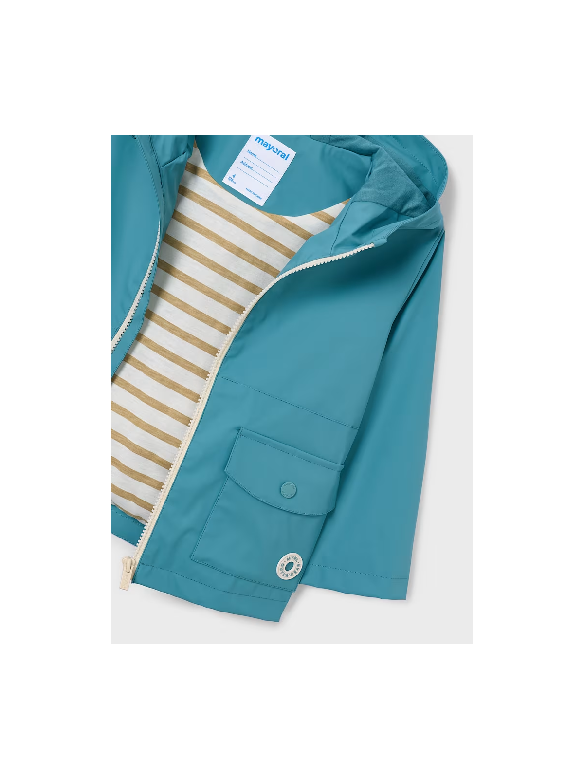 MAYORAL KURTKA PRZECWWIATROWA PRZEJŚCIOWA Z KAPTUREM DLA CHŁOPCA 3443/42