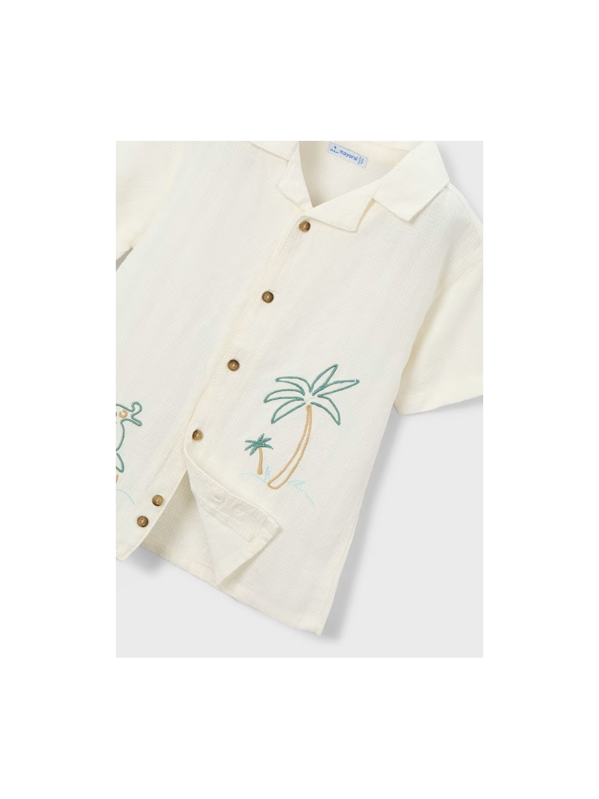 MAYORAL KOSZULA DLA CHŁOPCA NA KRÓTKI RĘKAW Z HAFTEM 3114/22