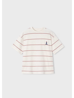 MAYORAL T-SHIRT BLUZKA KOSZULKA NA KRÓTKI RĘKAW THE BOSTON KIDS 6044/332