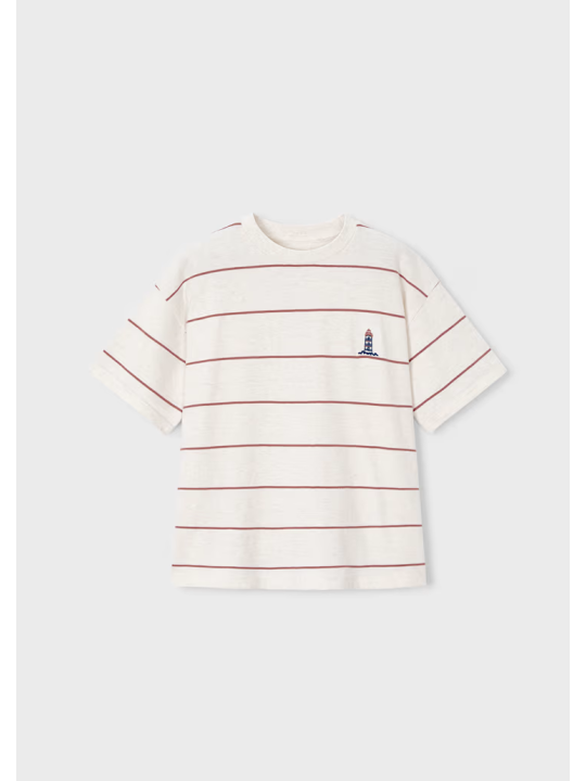 MAYORAL T-SHIRT BLUZKA KOSZULKA NA KRÓTKI RĘKAW THE BOSTON KIDS 6044/332