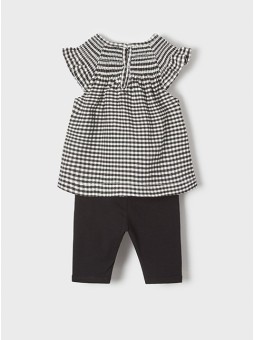 MAYORAL BABY KOMPLET LETNI DLA DZIEWCZYNKI BLUZKA  PLUS  LEGINSY KOMPLET10