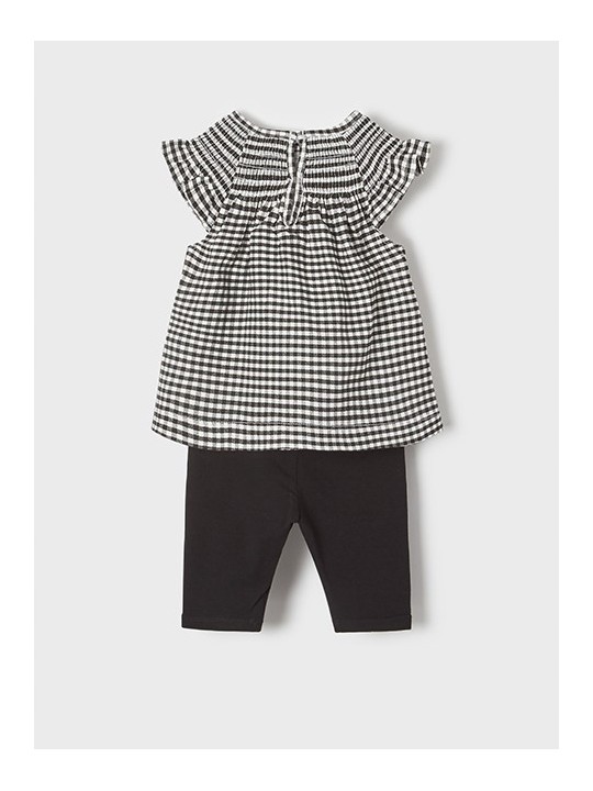 MAYORAL BABY KOMPLET LETNI DLA DZIEWCZYNKI BLUZKA  PLUS  LEGINSY KOMPLET10