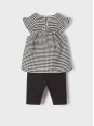 MAYORAL BABY KOMPLET LETNI DLA DZIEWCZYNKI BLUZKA  PLUS  LEGINSY KOMPLET10