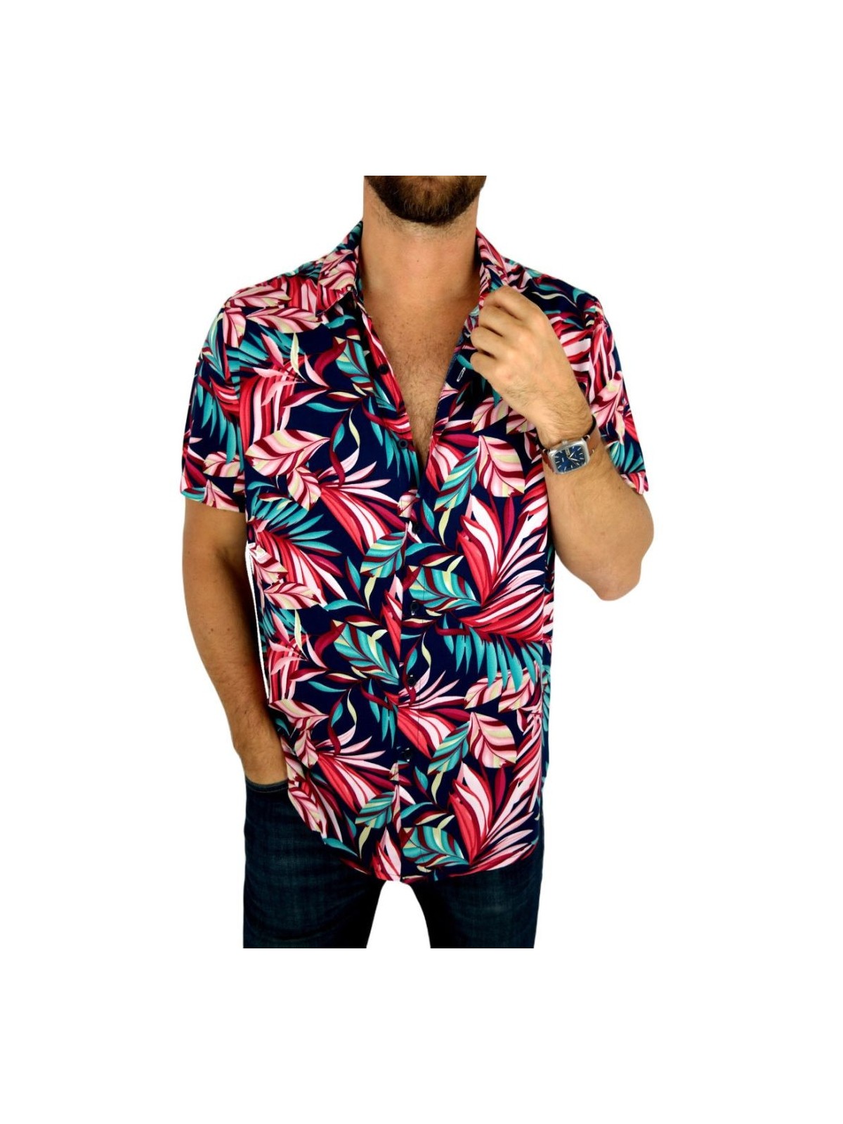 FRILIVIN KOSZULA NA KRÓTKI RĘKAW DLA CHŁOPCA BM2233A07-3