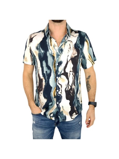 FRILIVIN KOSZULA NA KRÓTKI RĘKAW DLA CHŁOPCA BM1380-14