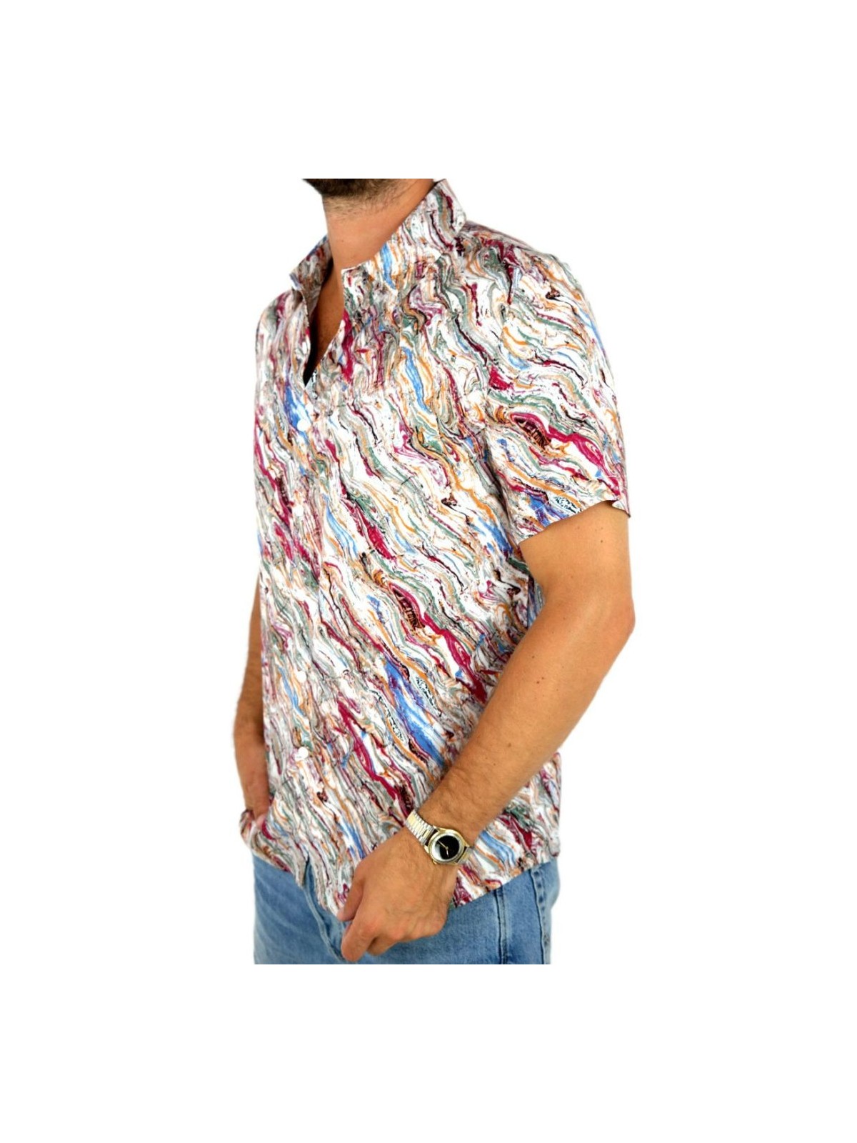 FRILIVIN KOSZULA NA KRÓTKI RĘKAW DLA CHŁOPCA BM1888-5