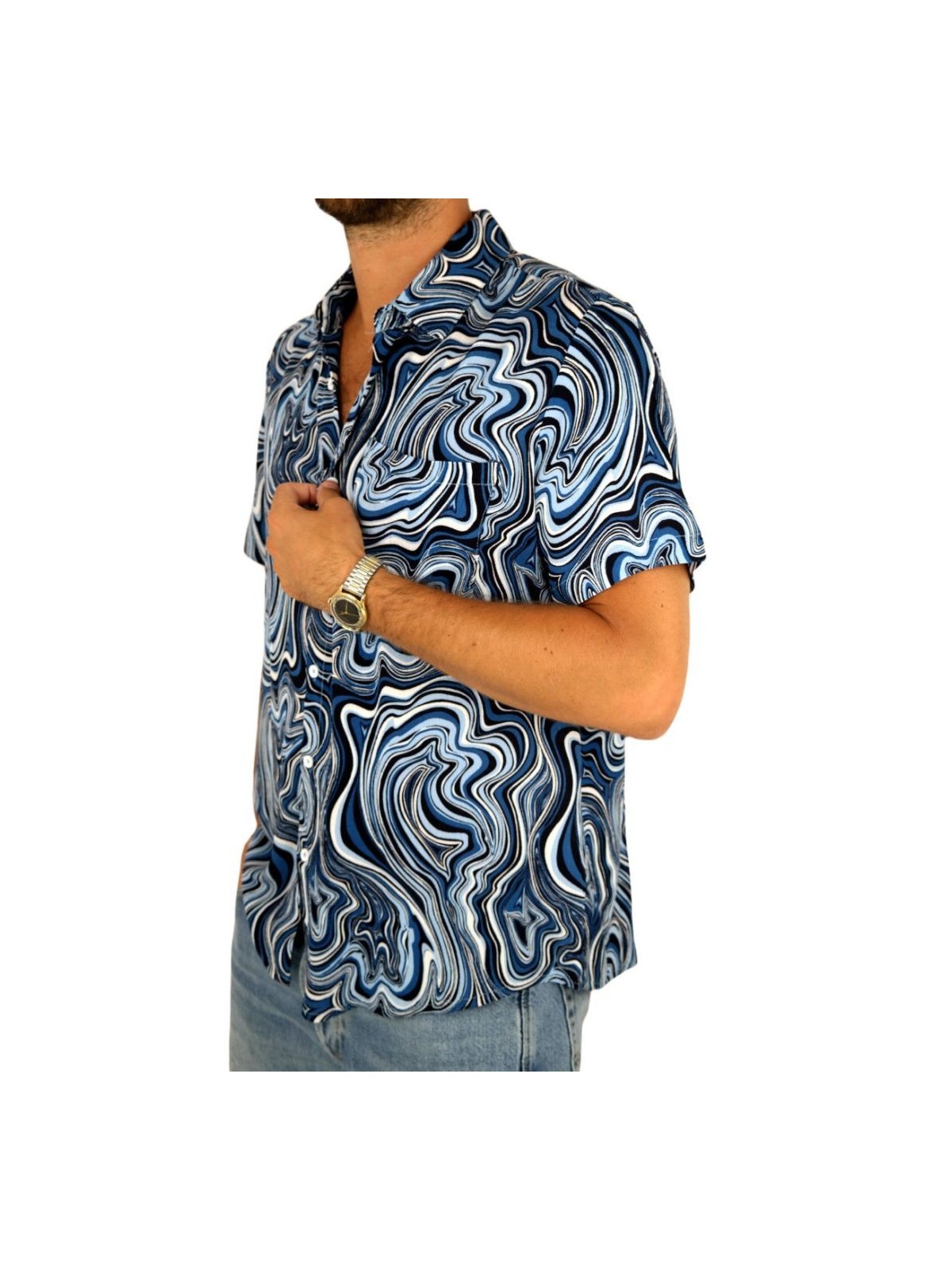 FRILIVIN KOSZULA NA KRÓTKI RĘKAW DLA CHŁOPCA BM1795-31