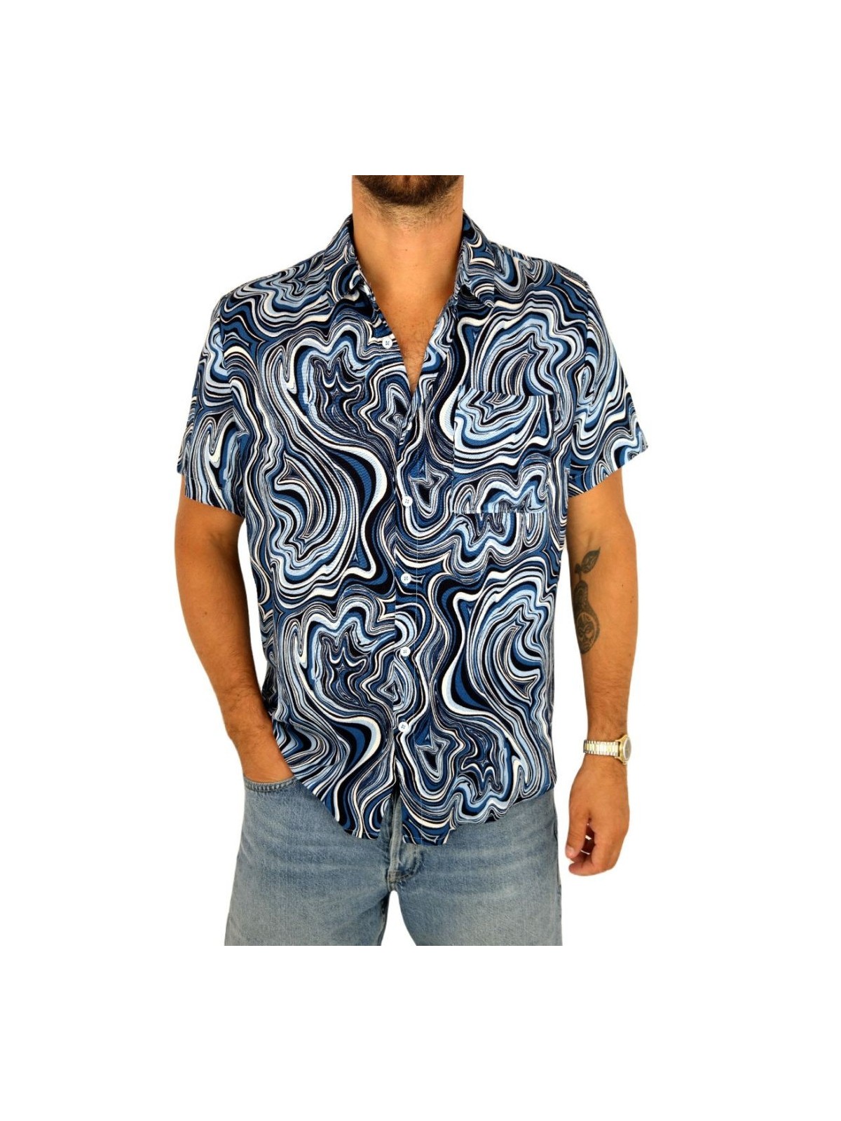 FRILIVIN KOSZULA NA KRÓTKI RĘKAW DLA CHŁOPCA BM1795-31