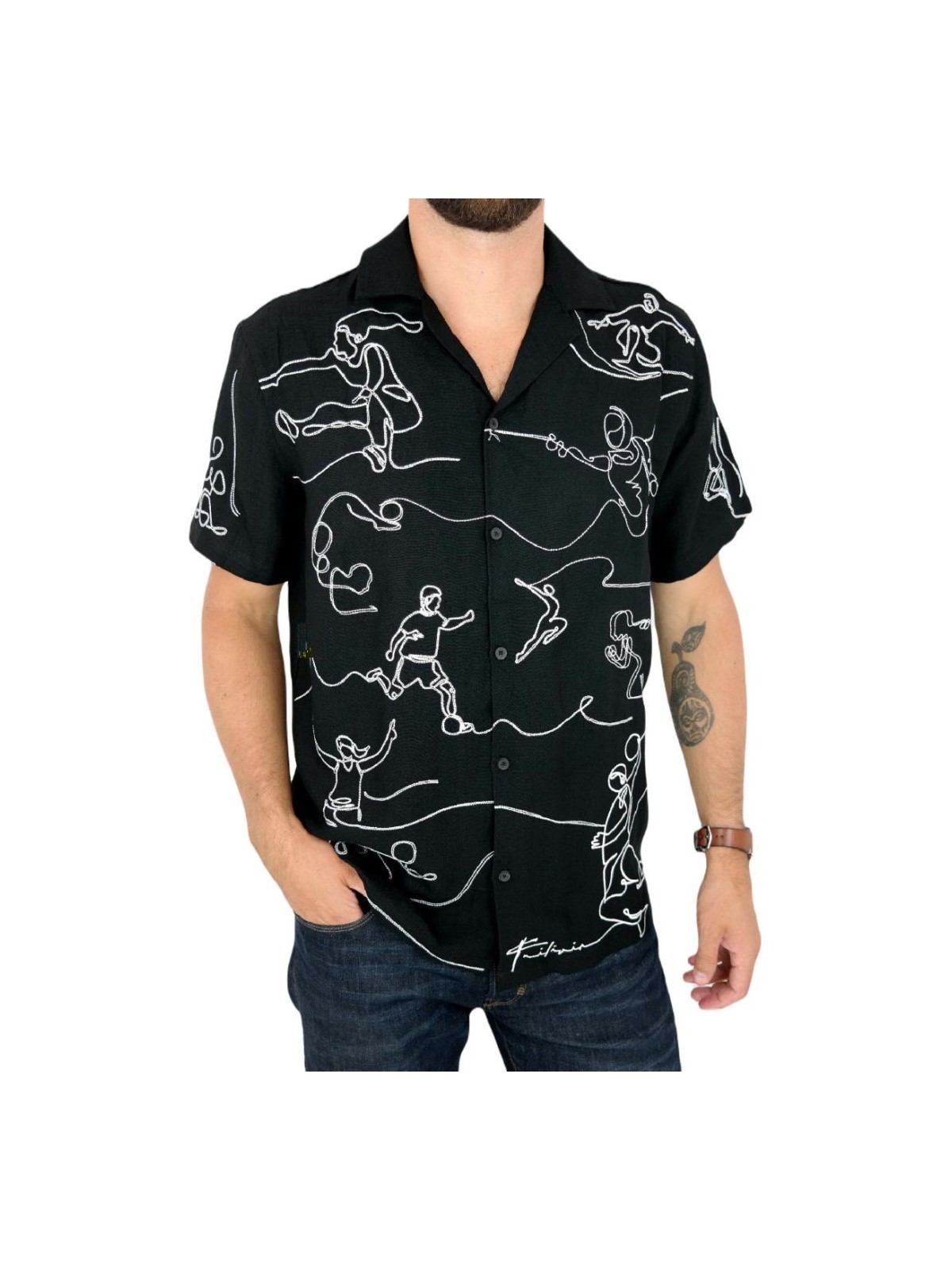 FRILIVIN KOSZULA NA KRÓTKI RĘKAW DLA CHŁOPCA BM2337-1