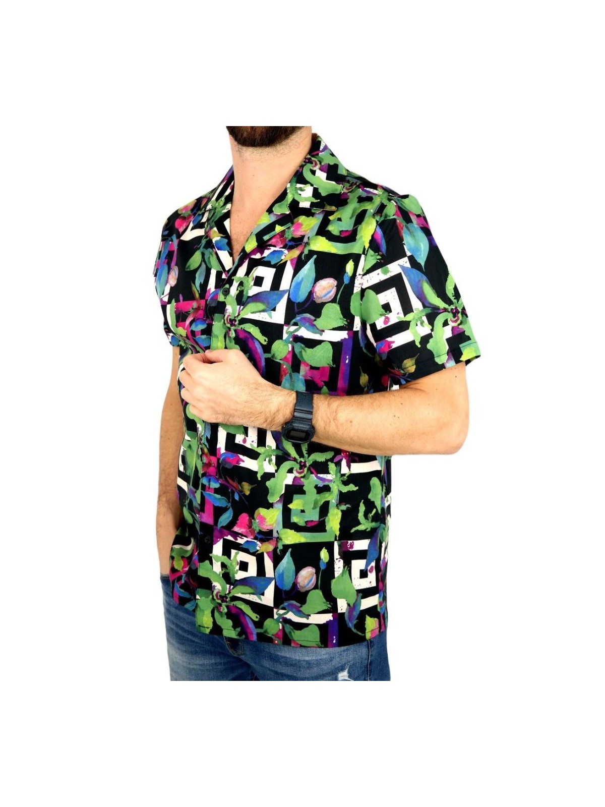 FRILIVIN KOSZULA NA KRÓTKI RĘKAW DLA CHŁOPCA BM22051-1