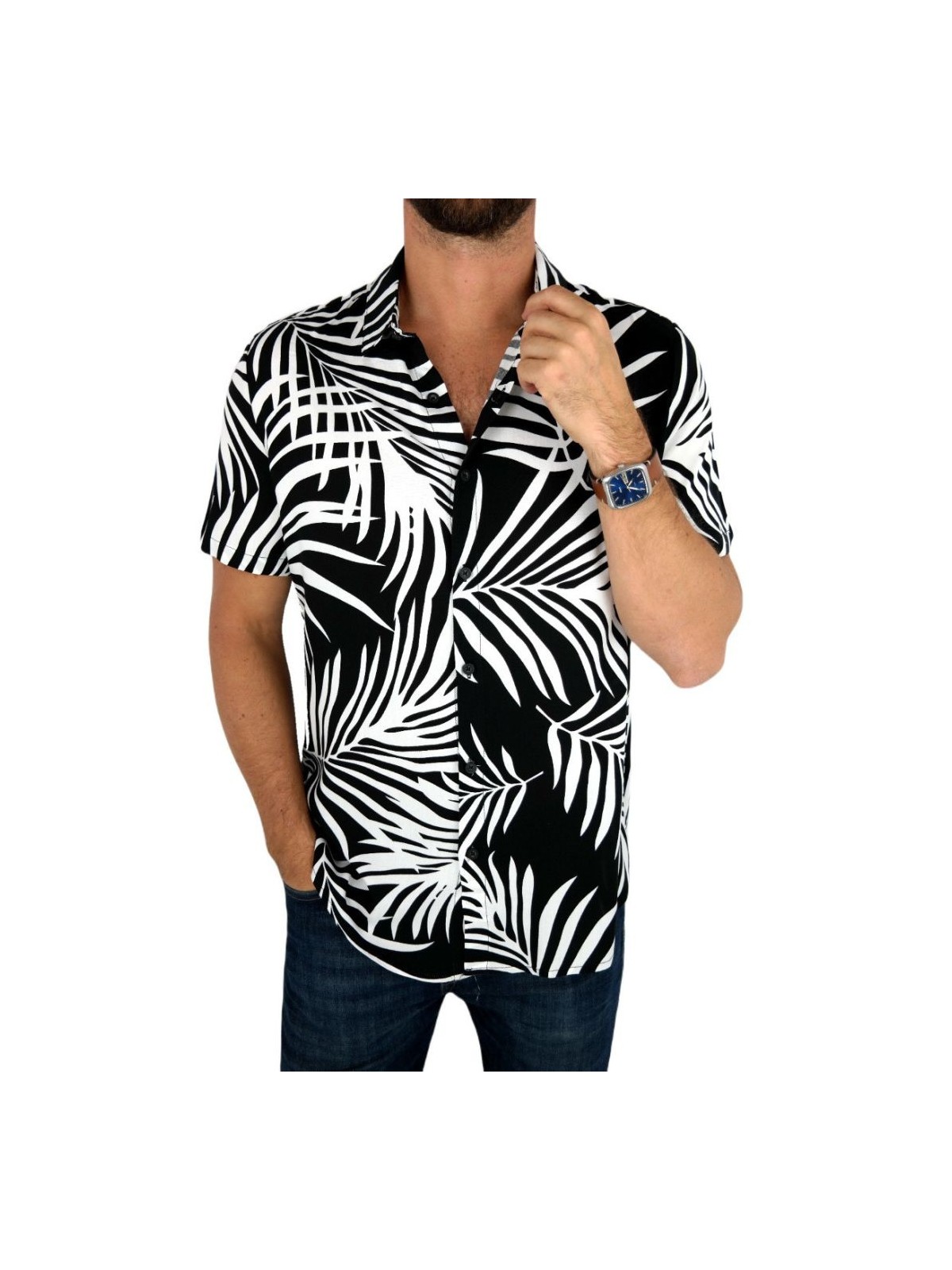 FRILIVIN KOSZULA NA KRÓTKI RĘKAW DLA CHŁOPCA BM1717-1