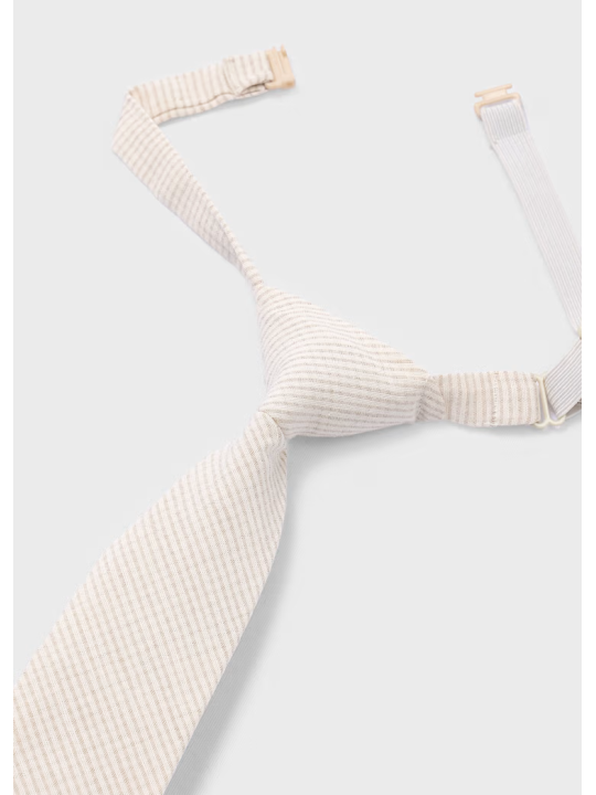 MAYORAL KRAWAT Z DOMIESZKĄ LNU  DLA CHŁOPCA 10214/34