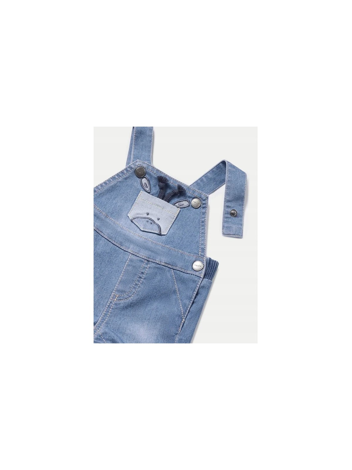 MAYORAL OGRODNICZKI JEANS  PLUS BLUZECZKA W NADRUKI 1624/61