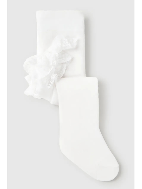 MAYORAL NEWBORN RAJSTOPY KREM Z KORONKĄ 9113/85