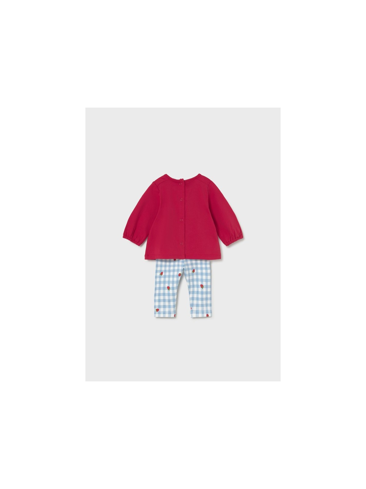 MAYORAL NEWBORN KOMPLET  BLUZKA NA DŁUGI RĘKAW PLUS LEGINSY  1741/61