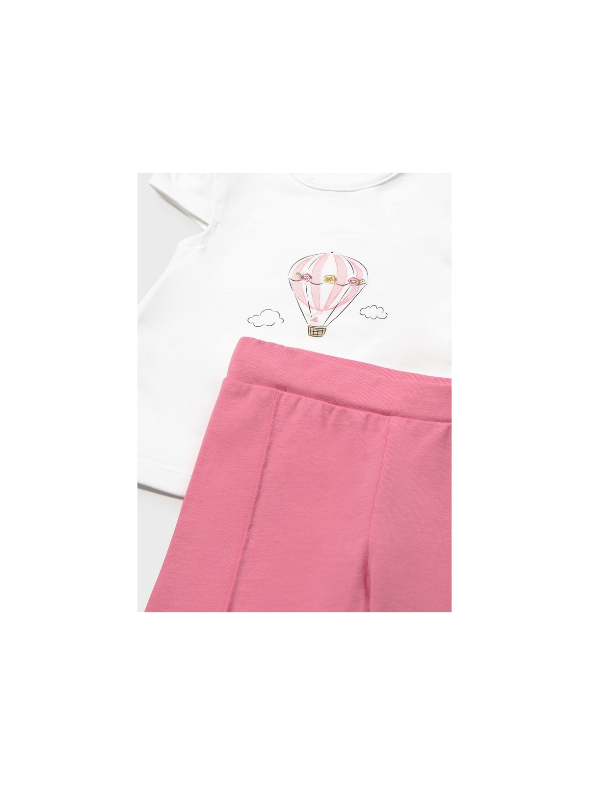 MAYORAL NEWBORN KOMPLET DLA DZIEWCZYNKI BLUZA ROZPINANA BIAŁA KOSZULKA LEGINSY  1732/15