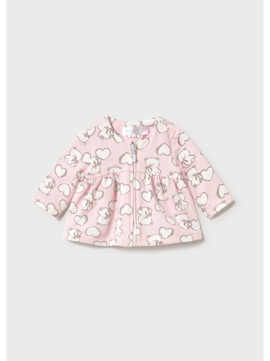 MAYORAL NEWBORN KOMPLET BLUZA ROZPINNA Z KOSZULKA SPODNIE  RÓZ  1825/66