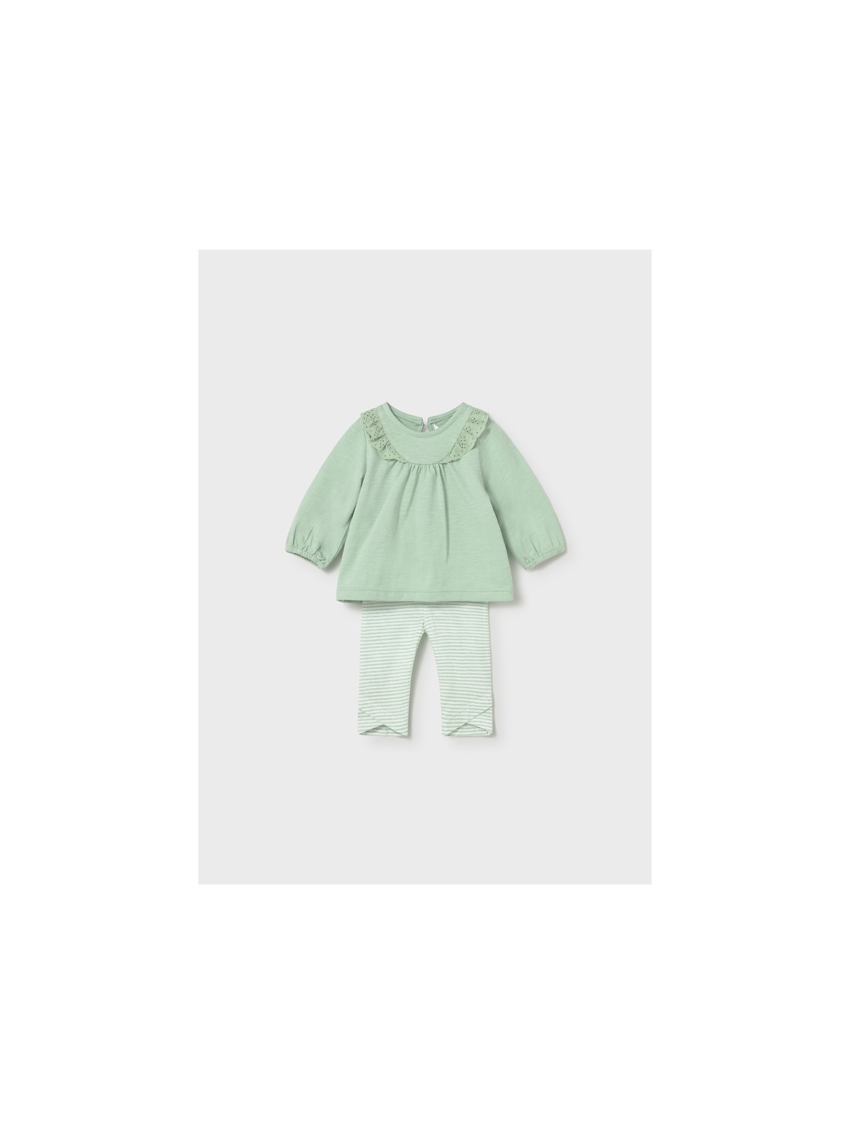 MAYORAL NEWBORN KOMPLET BLUZKA NA DŁUGI RĘKAW PLUS LEGINSY 1741/59