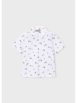 MAYORAL T-SHIRT KOSZULKA POLO DLA CHŁOPCA NA KRÓTKI RĘKAW  3101/24