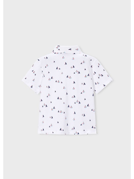 MAYORAL T-SHIRT KOSZULKA POLO DLA CHŁOPCA NA KRÓTKI RĘKAW  3101/24