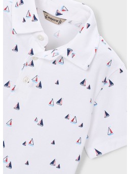 MAYORAL T-SHIRT KOSZULKA POLO DLA CHŁOPCA NA KRÓTKI RĘKAW  3101/24