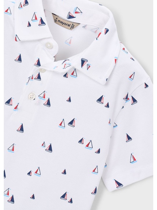 MAYORAL T-SHIRT KOSZULKA POLO DLA CHŁOPCA NA KRÓTKI RĘKAW  3101/24