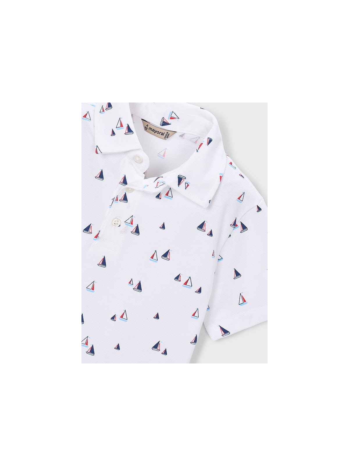 MAYORAL T-SHIRT KOSZULKA POLO DLA CHŁOPCA NA KRÓTKI RĘKAW  3101/24