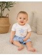 MAYORAL NEWBORN KOMPLET LETNI DLA DZIECKA KOSZULKA PLUS SZORTY 1626/59