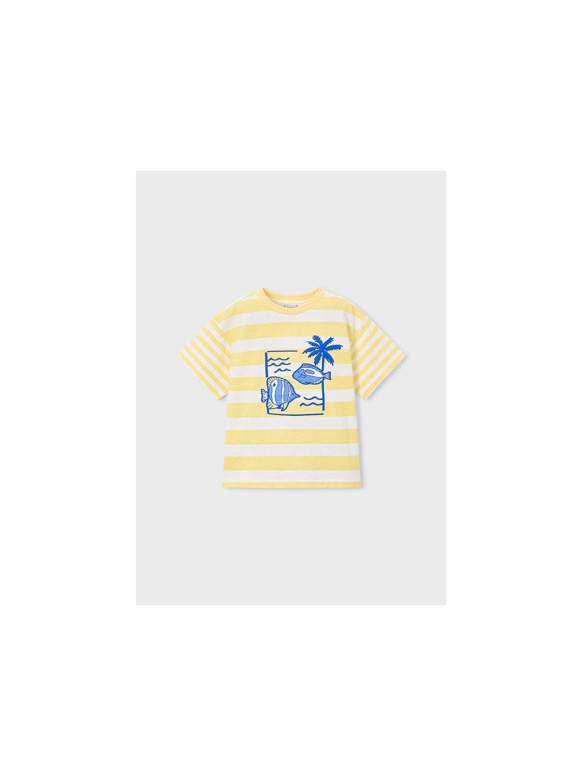 MAYORAL T-SHIRT KOSZULKA NA KRÓTKI RĘKAW DLA CHŁOPCA PRINT NADRUK 3082/77