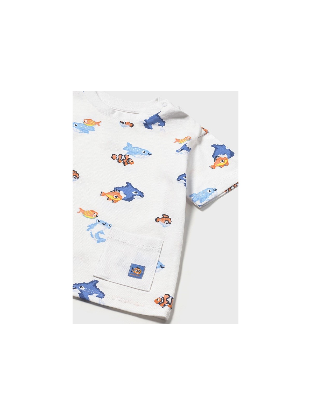 MAYORAL T-SHIRT KOSZULKA NA KRÓTKI RĘKAW DLA CHŁOPCA PRINT NADRUK 1012/14