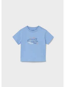 MAYORAL T-SHIRT KOSZULKA NA KRÓTKI RĘKAW DLA CHŁOPCA PRINT NADRUK 1012/14