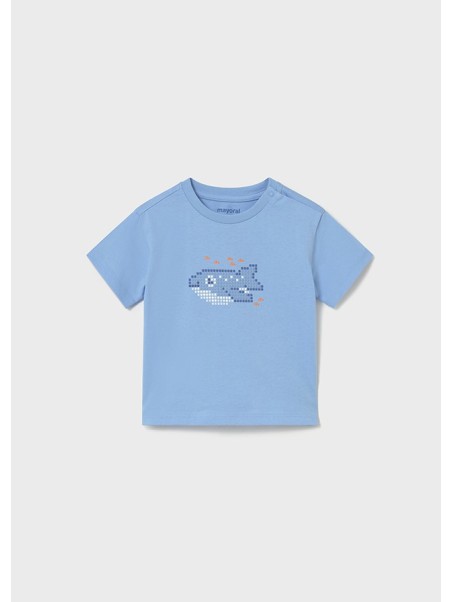 MAYORAL T-SHIRT KOSZULKA NA KRÓTKI RĘKAW DLA CHŁOPCA PRINT NADRUK 1012/14