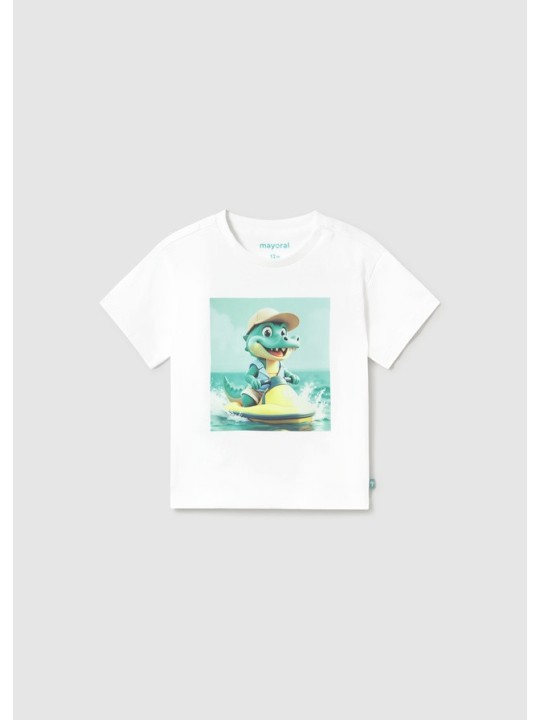 MAYORAL T-SHIRT KOSZULKA NA KRÓTKI RĘKAW DLA CHŁOPCA PRINT NADRUK 1015/23