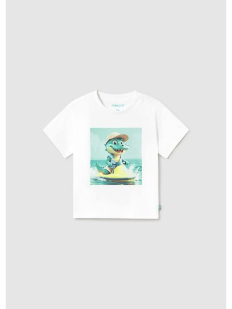 MAYORAL T-SHIRT KOSZULKA NA KRÓTKI RĘKAW DLA CHŁOPCA PRINT NADRUK 1015/23