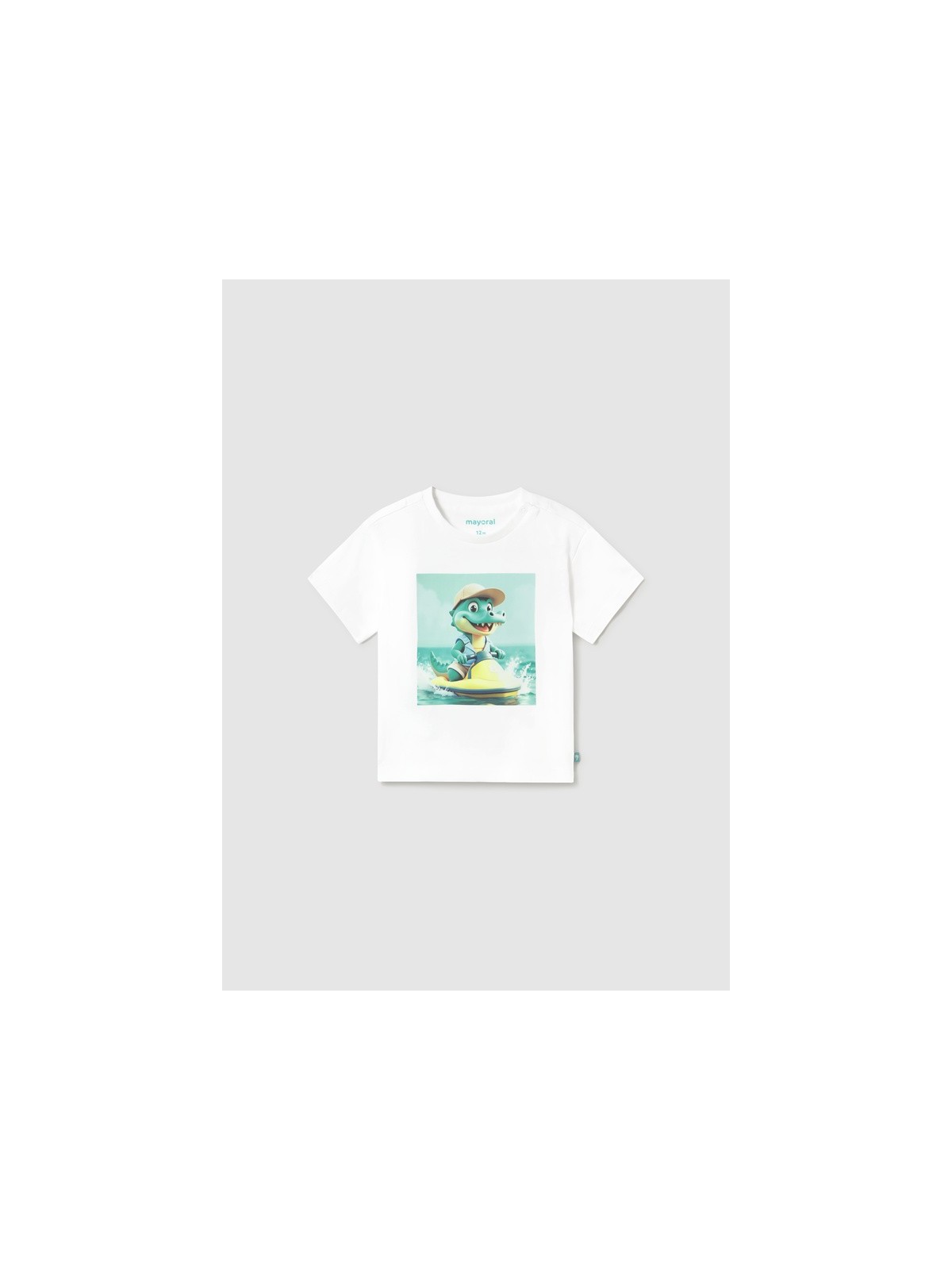 MAYORAL T-SHIRT KOSZULKA NA KRÓTKI RĘKAW DLA CHŁOPCA PRINT NADRUK 1015/23