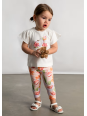 MAYORAL BABY KOMPLET LETNI DLA DZIEWCZYNKI BLUZKA LEGINSY 1747/28