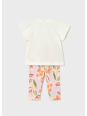 MAYORAL BABY KOMPLET LETNI DLA DZIEWCZYNKI BLUZKA LEGINSY 1747/28