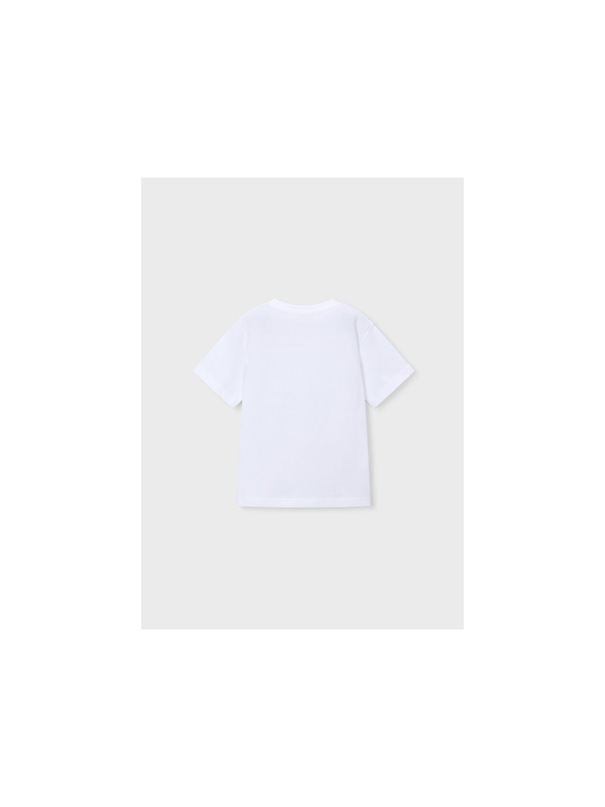 MAYORAL T-SHIRT BLUZKA KOSZULKA NA KRÓTKI RĘKAW DLA CHŁOPCA BIAŁA  MOTOR 3060/73